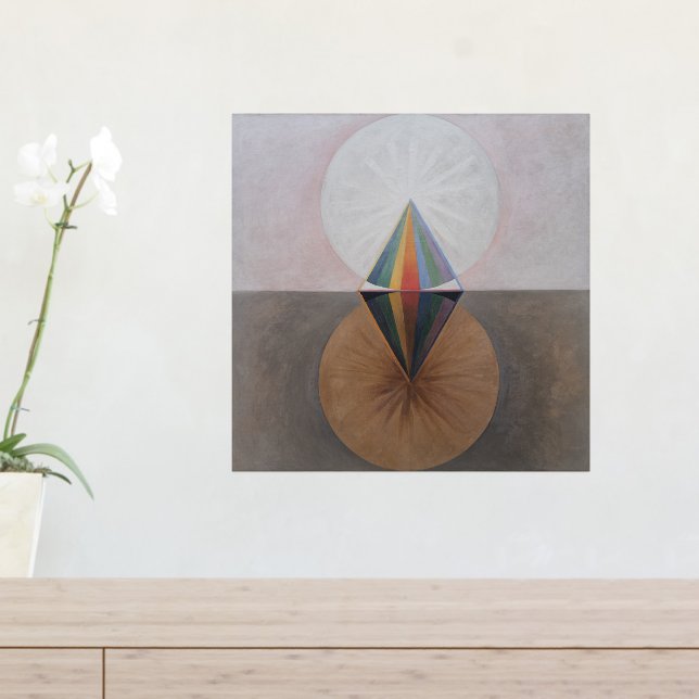 Impressions Dorure Hilma Af Klint, Le Swan No.12, Art Abstrait (In Situ (Tableau d'Entrée))