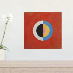 Impressions Dorure Hilma Af Klint, Le Swan No.17, Art Abstrait