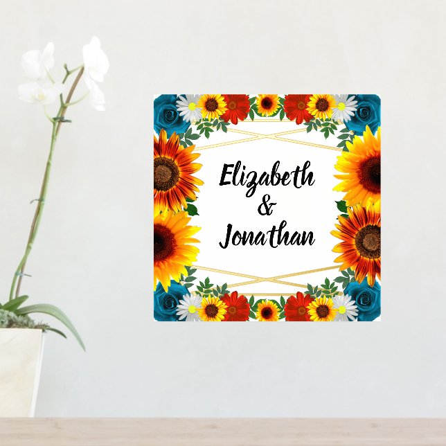 Impressions Dorure Jardin été Floral géométrique (In Situ (Tableau d'Entrée))