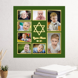 Impressions Dorure Jewish Star of David Ajouter Vos Propres Photos 7 