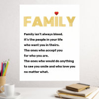 La famille n'est pas toujours une citation de sang