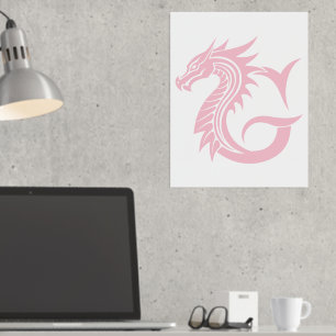 Impressions Dorure LETTRE STYLÉE DE Dragon G, Alphabet DE Dragon, Mon