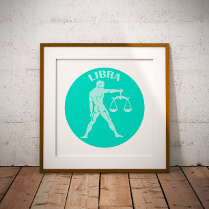 Impressions Dorure Libra, signe zodiaque, Horoscope, Astrologie