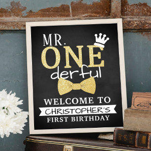 Impressions Dorure M. ONEderful 1st Real Foil Affiche de bienvenue d'
