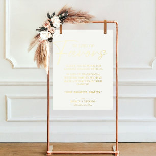 Impressions Dorure Moderne en lieu et place de faveurs don de la char