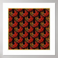 Motif artistique abstrait élégant bohème moderne m