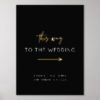 Panneau Mariage de la calligraphie minimale noir b
