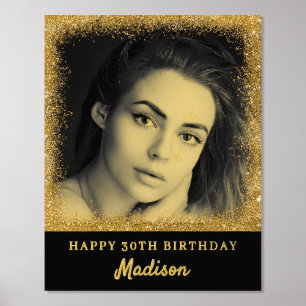 Impressions Dorure Photo personnalisée Anniversaire