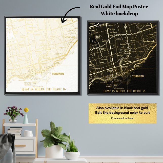 Impressions Dorure Real Foil Carte personnalisée CADEAU Votre ville N (Créateur téléchargé)