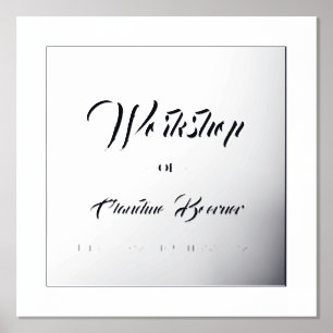 Impressions Dorure Signe de l'atelier pour l'artiste Accent d'huile d