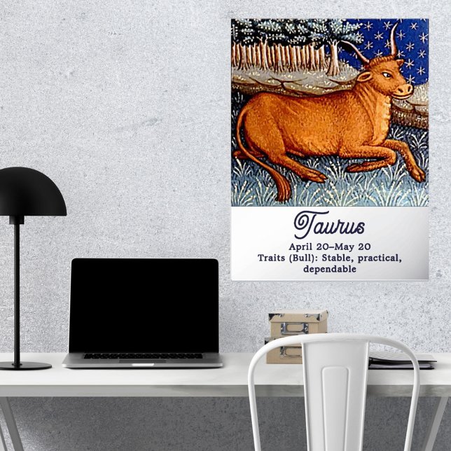 Impressions Dorure Symbole Taurus Zodiac Bull fête d'anniversaire (Créateur téléchargé)