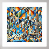 Tableau inspiration cubiste