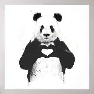 Impressions Dorure Tout ce dont vous avez besoin est amour - Foil Pos