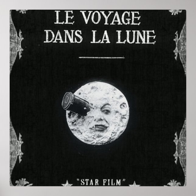 Impressions Dorure Un voyage vers la Lune ou Le Voyage dans la Lune R (Recto)