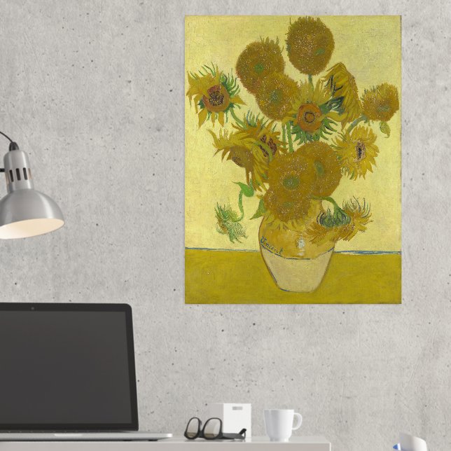 Impressions Dorure Vincent Van Gogh - Tournesols, quatrième version (In situ (Bureau 2))
