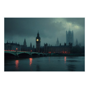 Impressions of London Town 1896 Art Poster