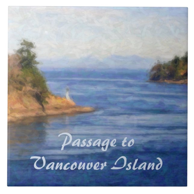 Impressions of Victoria, B.C. Tile Trivets (Front)