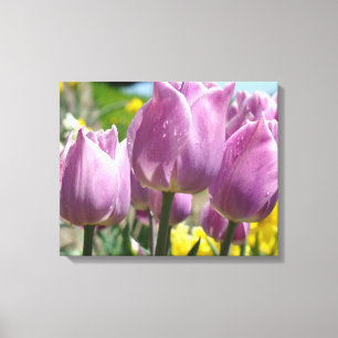 Impressions sur toile botanique Tulipes Art floral