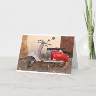 Impressitaly Lambretta Scooter Card