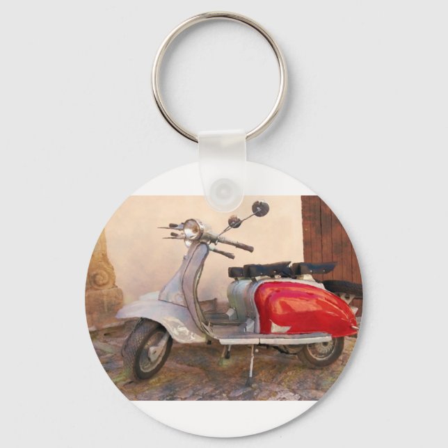 Impressitaly Lambretta Scooter Keychain (Front)