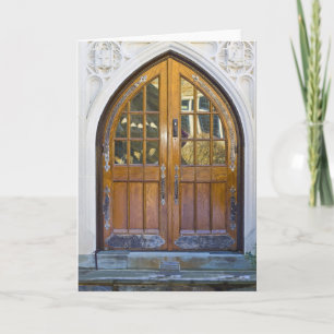Impressive Arched Door - Blank Card