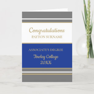 Impressive Custom Associate's degree  Card
