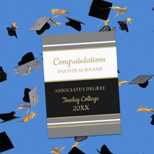 Impressive Custom Associate's degree  Card