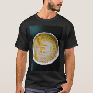 Impressive Kitty Latte Art T-Shirt