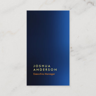 Impressive look blue sharp professional modern business card