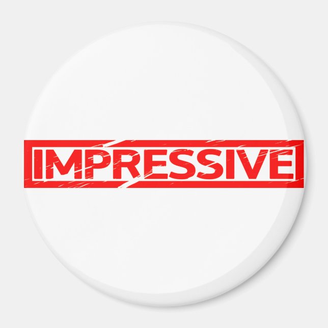 Impressive Stamp Magnet (Front)