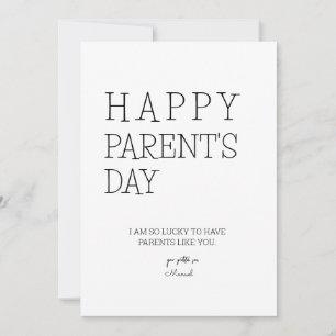 Imprimable Carte Jour des Parents Heureux