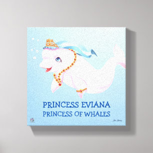 Imprimante en toile étirée Princesse Eviana