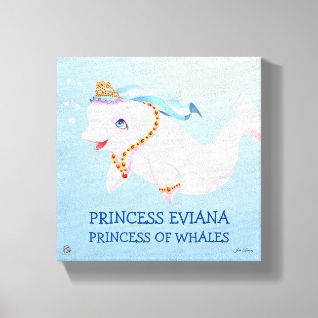 Imprimante en toile étirée Princesse Eviana (Recto)