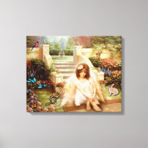 Imprimantes en toile de prière Angélique Serenity