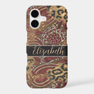 Imprimé à motifs léopard et paisley pour personnal