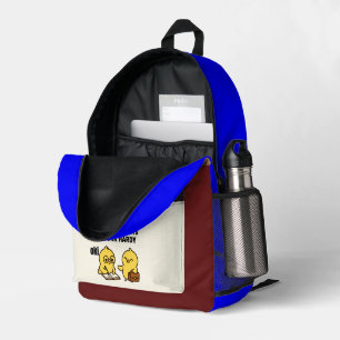 Imprimé Beak & Bonk, SAC À DOS DE MOTIVATION POUR ÉTUDIER
