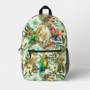 Imprimé Beau Sac À Dos De Feuillage Tropical Coloré D'oise