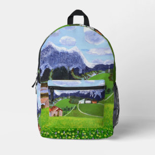 Imprimé Beau sac à dos Norvège
