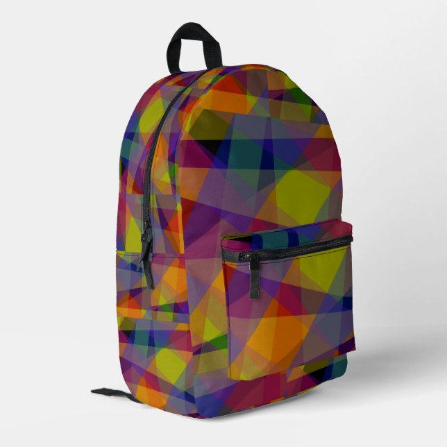 Imprimé Dark Geometric - Sac à dos (Coin arrière gauche)