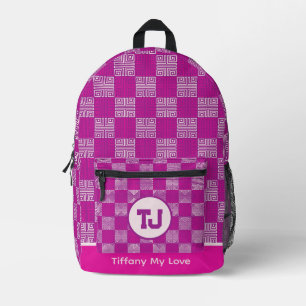 Imprimé Élégant Sac à dos de l'école de fin de semaine de 