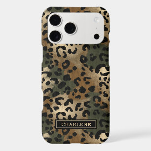 Imprimé Léopard Camo Monogrammé