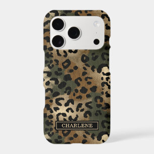 Imprimé Léopard Camouflage Monogrammé