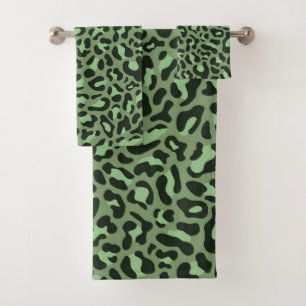 Imprimé léopard vert olive tendance chic