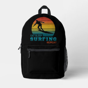 Imprimé Manger Dormir Surf Répéter Sac à dos Port Authorit