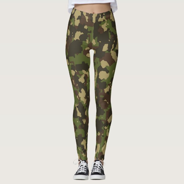 Imprimé par l'armée Leggings (Devant)