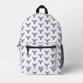 Imprimé Pie bleu (blanc) - Sac à dos