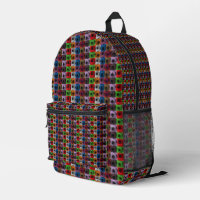 Pop de balle de soccer coloré, sac à dos à impress