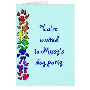 imprimé pour chien arc-en-ciel