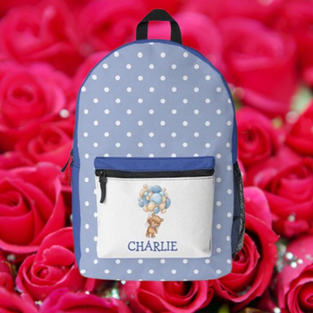 Imprimé Retour à l'école Jouet Bear thème Sac à dos imprim (Embrace the school year with our Boy Bear theme printed backpack!)