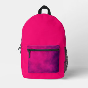 Imprimé Sac à dos à Accent rose et violet néon - personnal